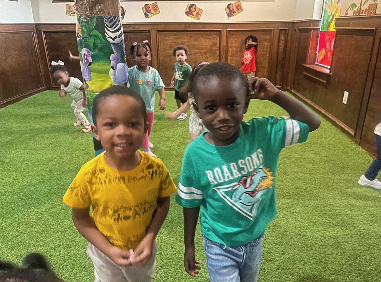 Indoor playtime fun with friends