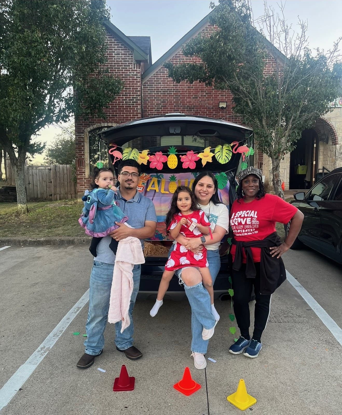 Trunk-or-Treat night with our families